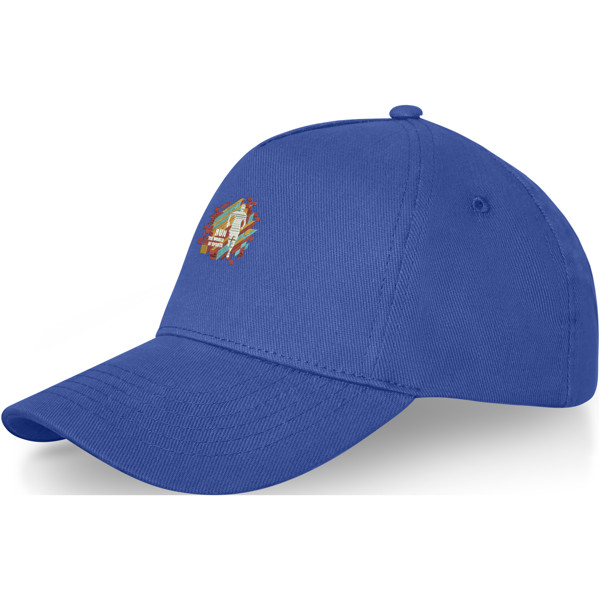 Boné de 5 painéis de 260 g/m² Doyle - Azul