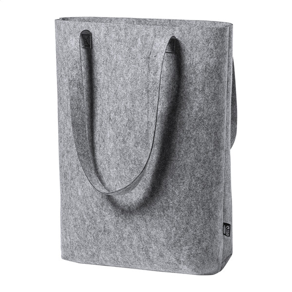 Nakupovalna torba iz reciklirane PET plastike Biggy - Grey