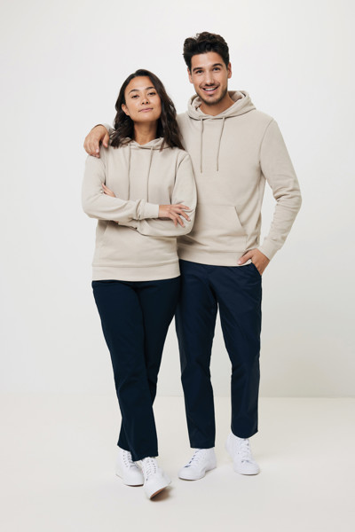 Sweat à capuche en coton recyclé Iqoniq Jasper - Desert / XS