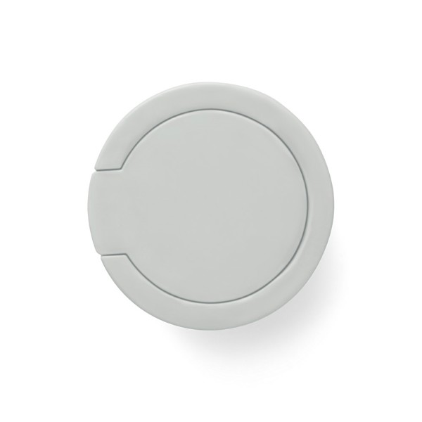 QUINTANA. Garrafa de desporto em vidro com tampa em PP 390 mL - Cinzento Claro