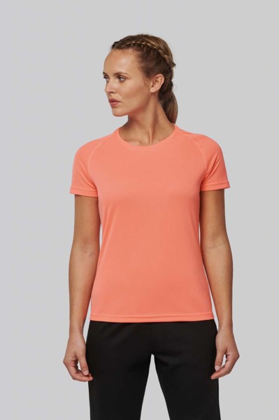 Ladies' Short-Sleeved Sports T-Shirt - White / M