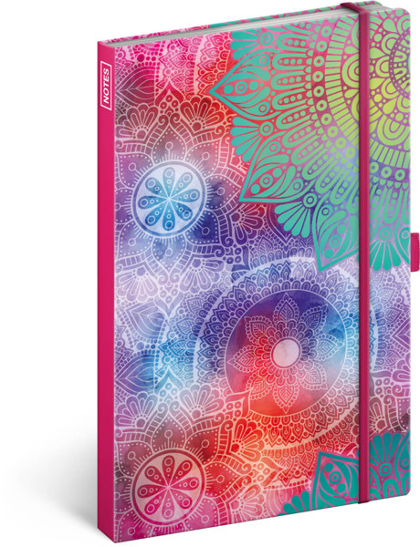 Notique Notes Mandala, Linkovaný, 13 x 21 cm