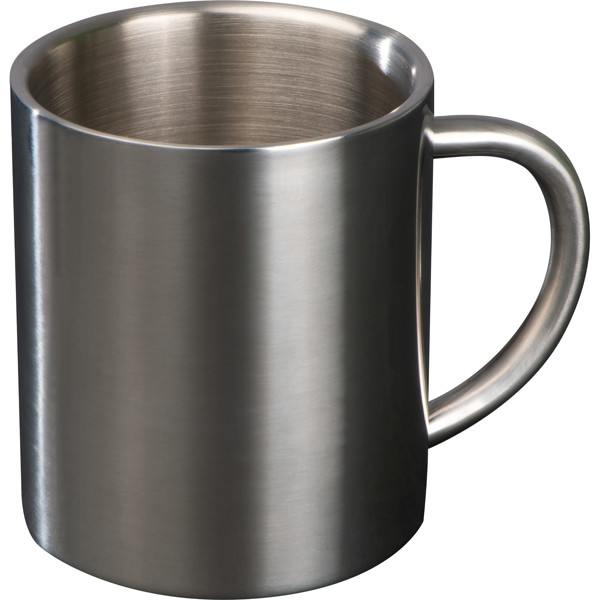 Metal mug  EDGAR - Silvergrey
