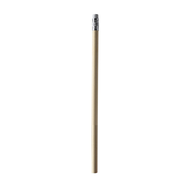 Personalised recycled paper pencil with eraser
