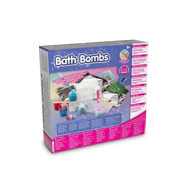 Bath Bombs Kit III. Brinquedo didático fornecido com saco de oferta em papel kraft (115 g/m²)