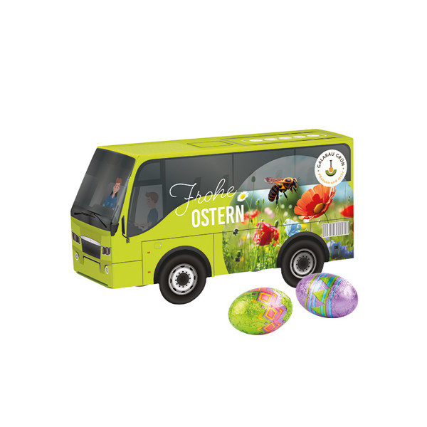 3D present bus, Klett easter eggs