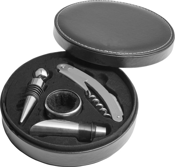 Conjunto de vinho em aço inoxidável Jeremy