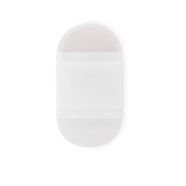 Goma2 sharpener,eraser combo TPR,65x15x33 mm - White