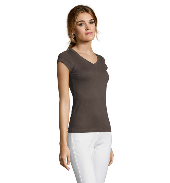 MOON T-SHIRT SENHORA 150g - Cinza EscuroL