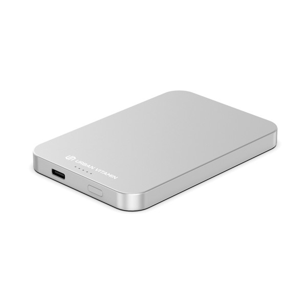 Urban Vitamin Richmond RCS plastic/alu 5000mah powerbank - Silver