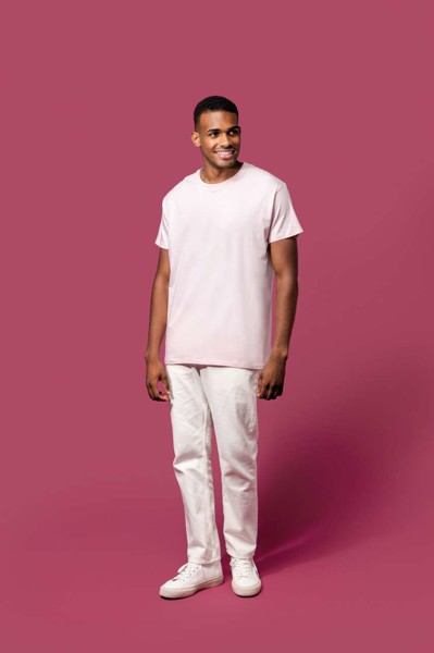 Bio150ic Men's Round Neck T-Shirt - Light Royal Blue / 3XL