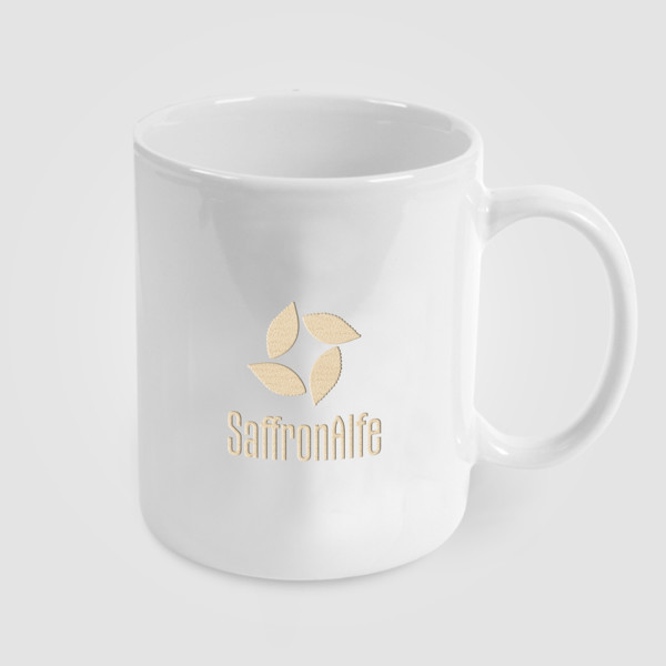 Seattle - 355 ml White Ceramic Mug - White / Laser