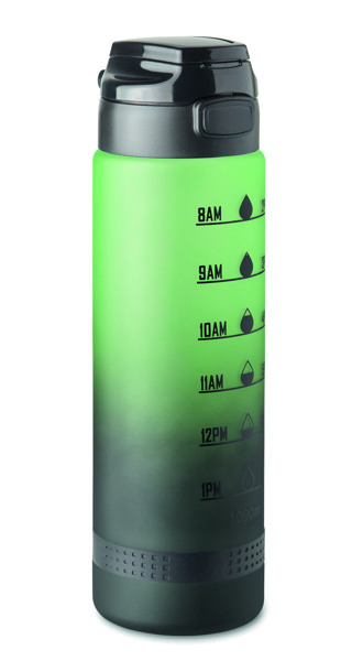 Bouteillen de sport RPET 1L Level - Vert