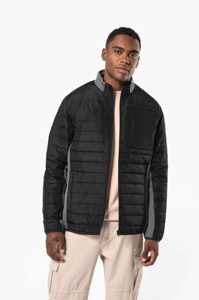 Men's Bi-Material Padded Jacket - M