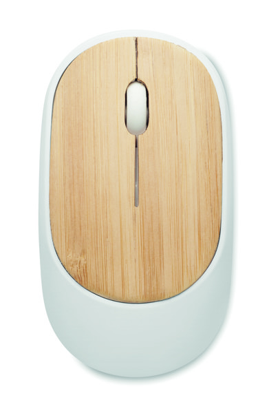 Wireless mouse in bamboo Curvy Bam