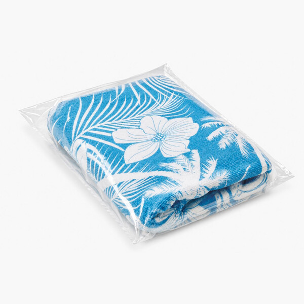 Full colour beach towel in 300/350gsm polycotton - 70x140cm / Individual polybag / 350gsm
