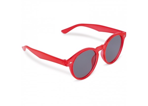 Jacky sunglasses UV400 filter, polycarbonate frame - Transparent Red