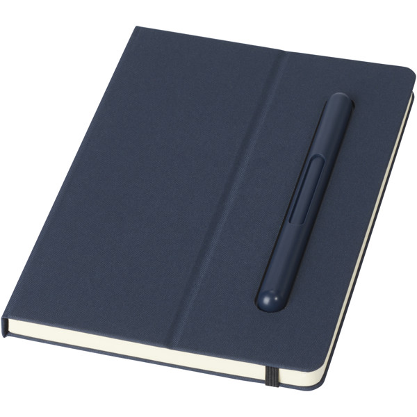 Ensemble stylo à bille et carnet de notes Skribo - Marine