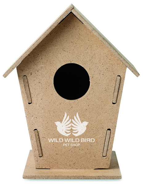 Komplet ptičjih hišic Woohouse, MDF, 175x120 mm