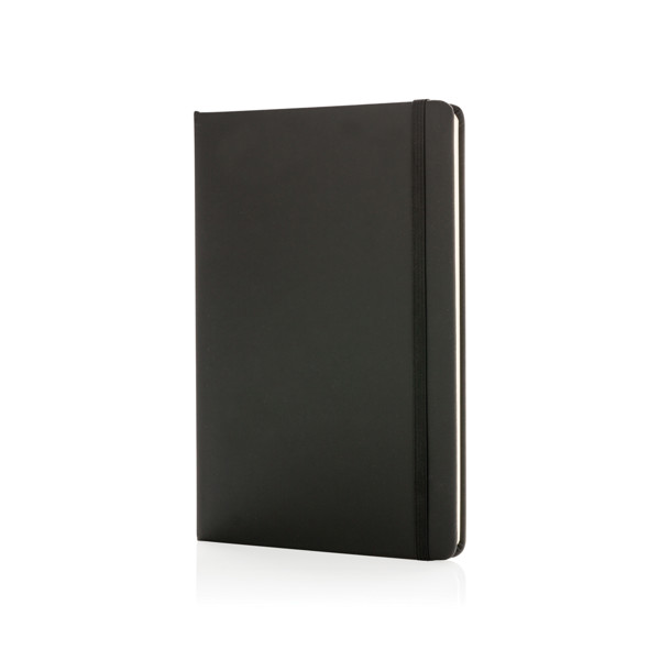 Standard hardcover PU notebook A5 - Black