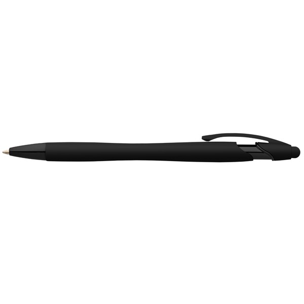 Stylo Classic La Jolla Softy Monochrome avec Stylet - Noir / Sérigraphie