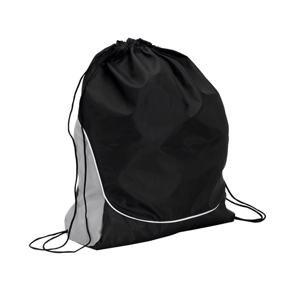 Drawstring Bag Dual - Black