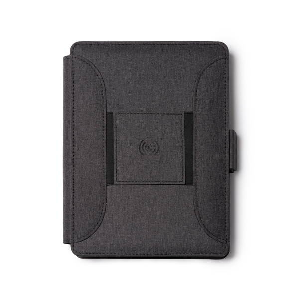 Lotus Carpeta De Presentación A2, Elegante Carpeta De Presentación Negra De 20 Bolsillos, Ideal Para Profesionales, Reuniones De Negocios, Estudiantes, Proyectos, Suministros Escolares, Universidades