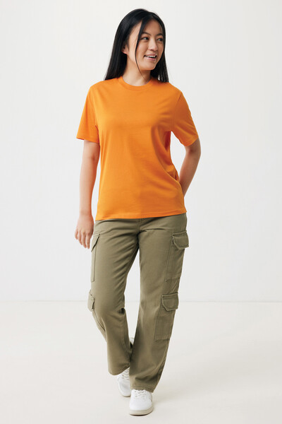 T-shirt léger en coton recyclé IQONIQ Sierra - Orange / M