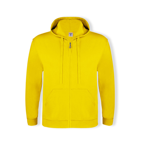 Adult Hooded + Zipper Sweatshirt "keya" SWZ280 - Yellow / S