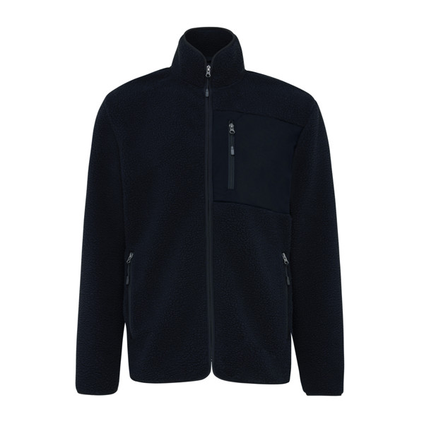 Iqoniq Diran recycled polyester pile fleece jacket - Black / S