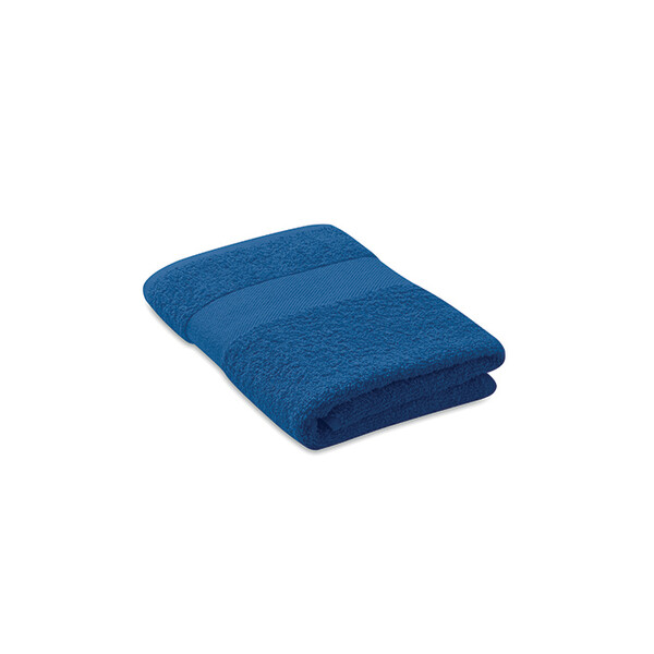 Serviette coton bio 100x50 Terry - Bleu Royal