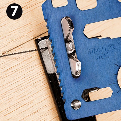 OUTIL MULTIFONCTION 11 USAGES "ALEXIA" - Argent