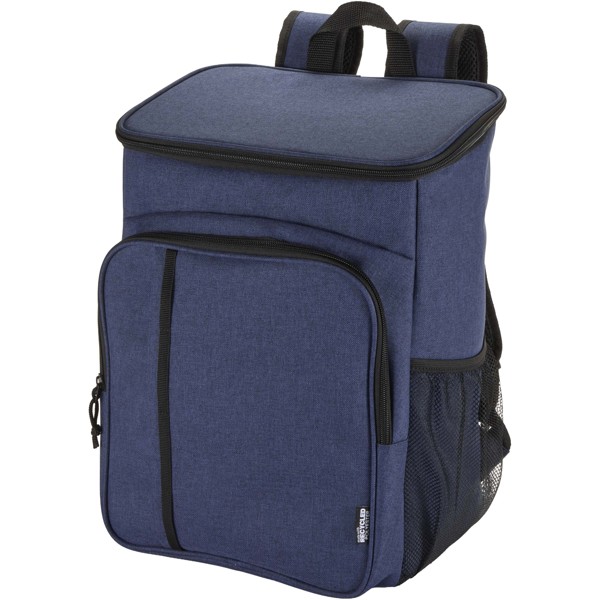 Sac à dos isotherme 20 L Tundra recyclé et certifié GRS pour pique-nique avec ensemble de couverts - Bleu cobalt