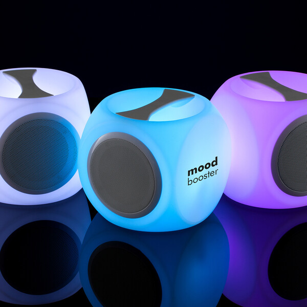 Haut-Parleur Bluetooth® avec Lumière MALBORK - blanc