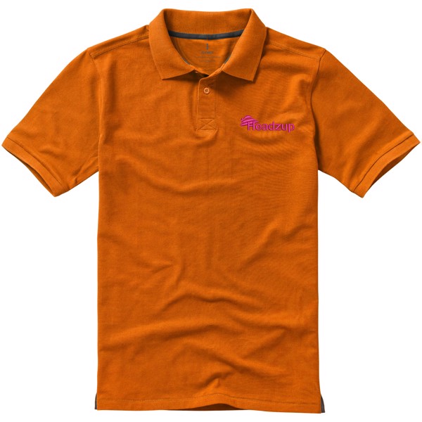 Polo de manga curta para homem de 200 g/m² Calgary - Laranja / XXL