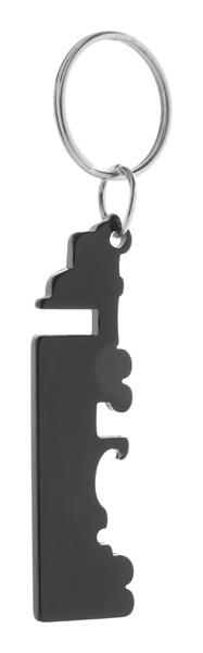 Bottle Opener Keyring Peterby - Black