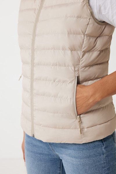 Iqoniq Meru women recycled polyester bodywarmer - Beige / L