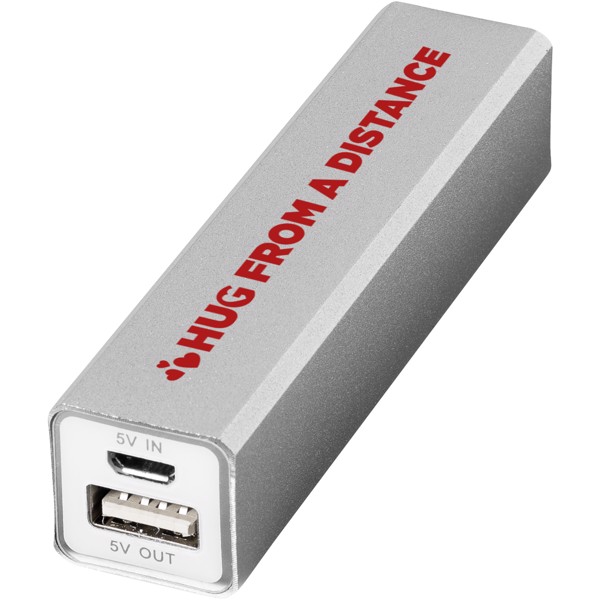 Power bank Volt da 2200 mAh - Argento