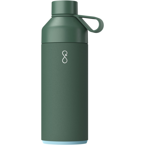 Borraccia da 1000 ml con isolamento sottovuoto Big Ocean Bottle - Verde foresta