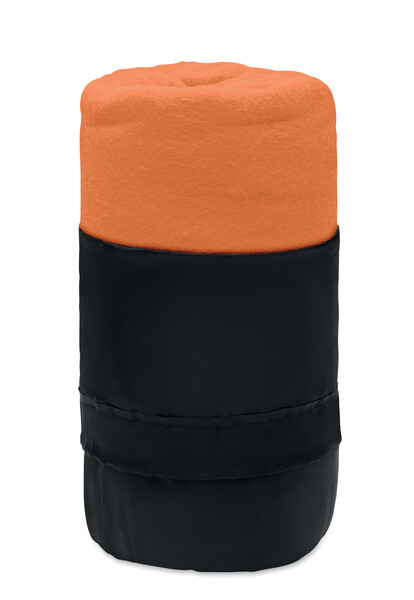 Couverture de voyage en RPET Musala Rpet - Orange