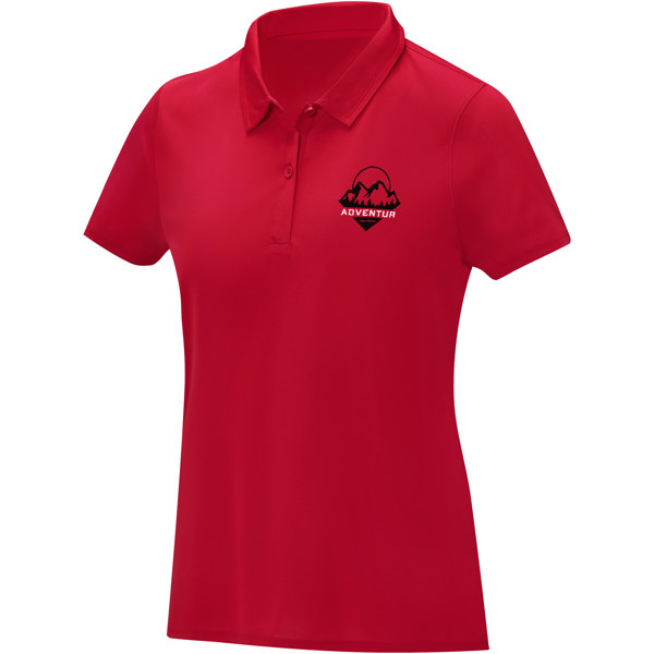 Polo cool-fit a maniche corte per donna da 105 g/m² Deimos - Rosso / M