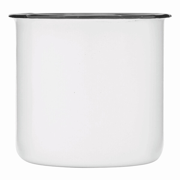 Enamel Mug Retro Cup - White