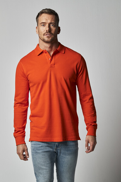 Cottover Gots Pique Long Sleeve Man white M
