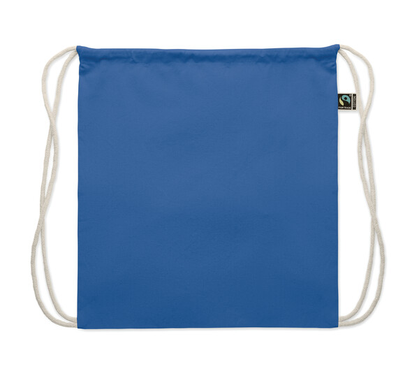Sac à cordon Fairtrade 180gr Osole Draw Colour - Bleu Royal