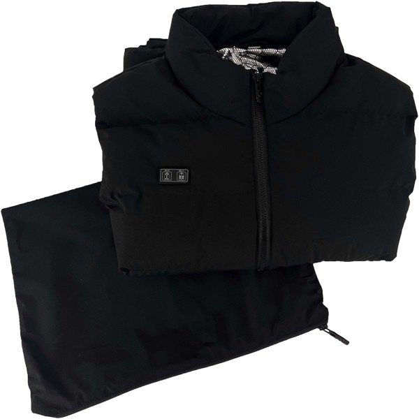 SCX.design G01 heated bodywarmer with power bank - Solid Black / 3XL