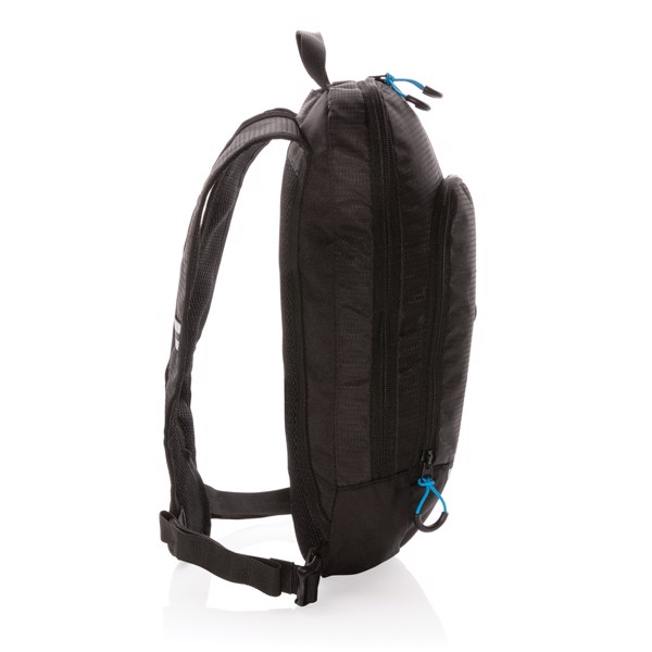 Explorer ripstop lille vandrerygsæk, 7L, PVC fri, sort