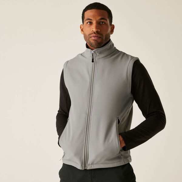 Ascender 2 Layer Softshell Bodywarmer - Navy / Classic Red / 3XL