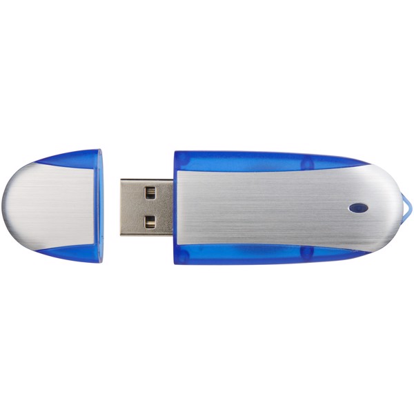 USB stick Oval - Dark Blue / Silver / 32GB