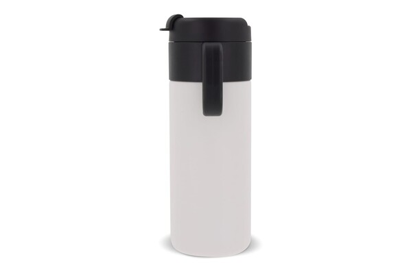 Mug Isotherme Flow avec poignée. Impression en sublimation 400ml - Blanc