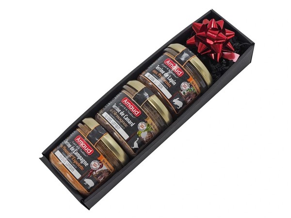 Darčekový set  „Pochúťkový“, 3x90g teriny Arnaud